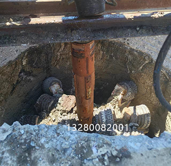 巴基斯坦鉛鋅礦海外2.5米擴孔施工